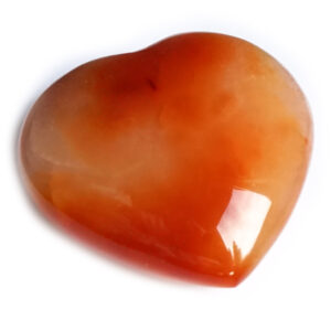 4 cm Edelstein Herz aus Karneol