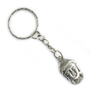 SCHLÜSSELANHÄNGER mit Buddhakopf